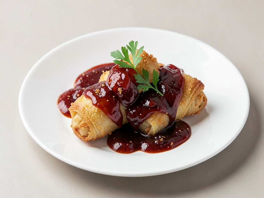 Piedini croccanti di pasta sfoglia con marmellata