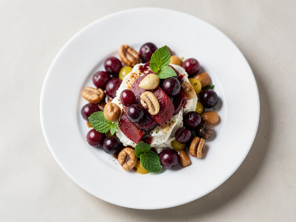 Arándanos con nueces de pecán