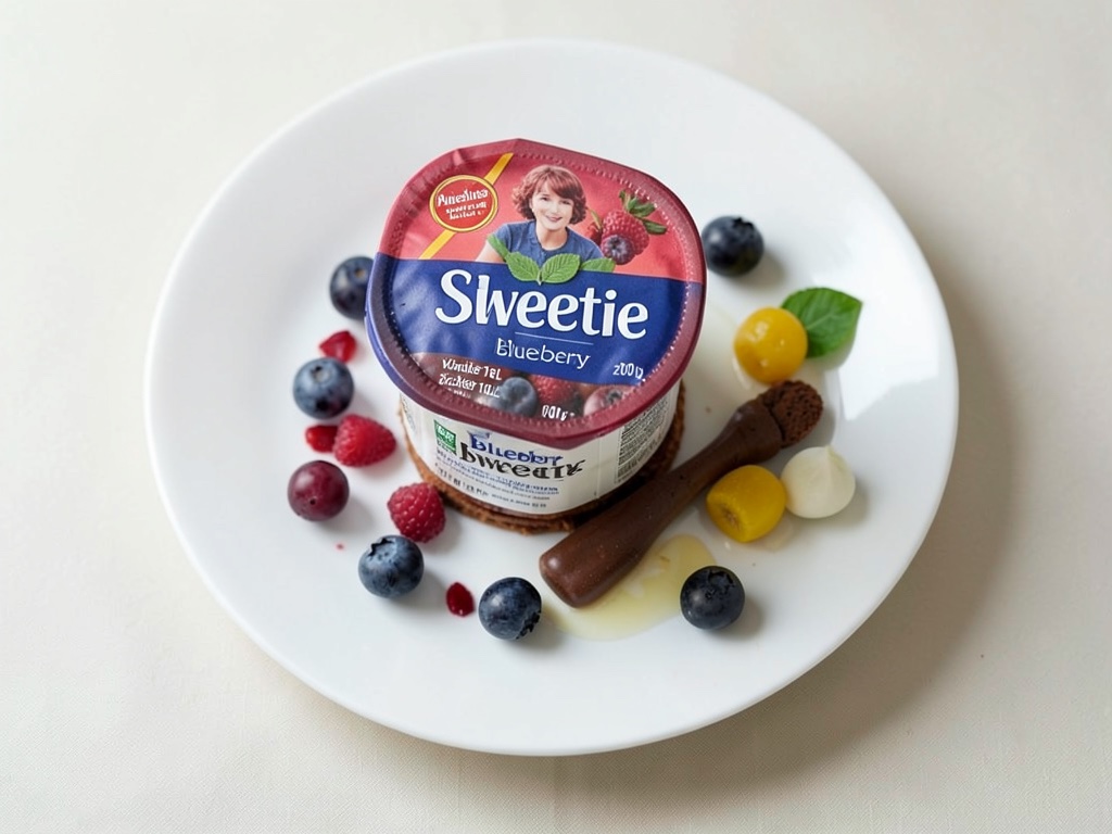 Blauer Beeren-Schoko-Spaß