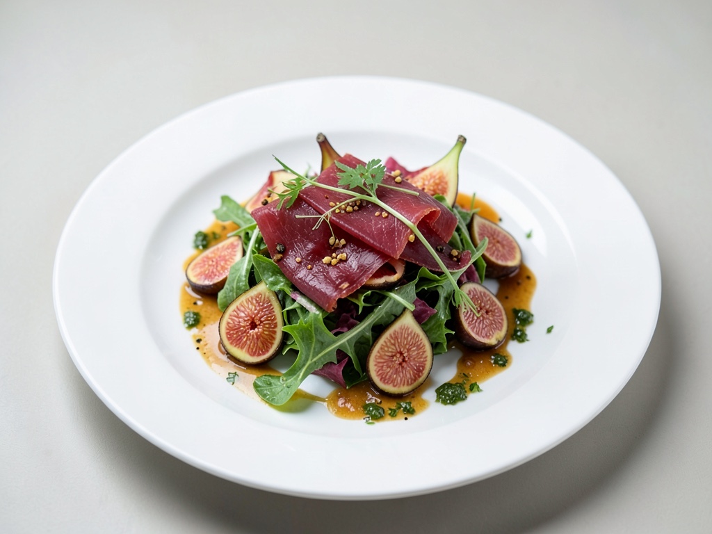 Ensalada de Bresaola con Higos