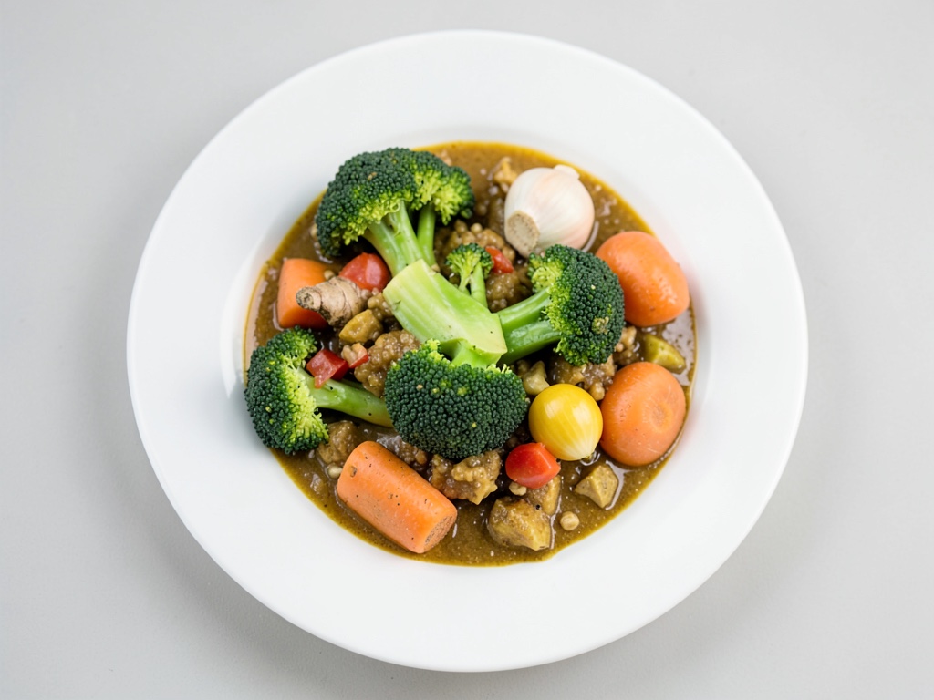 Crema di curry con broccoli e patate