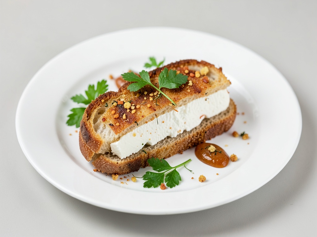 Pan crujiente de Camembert