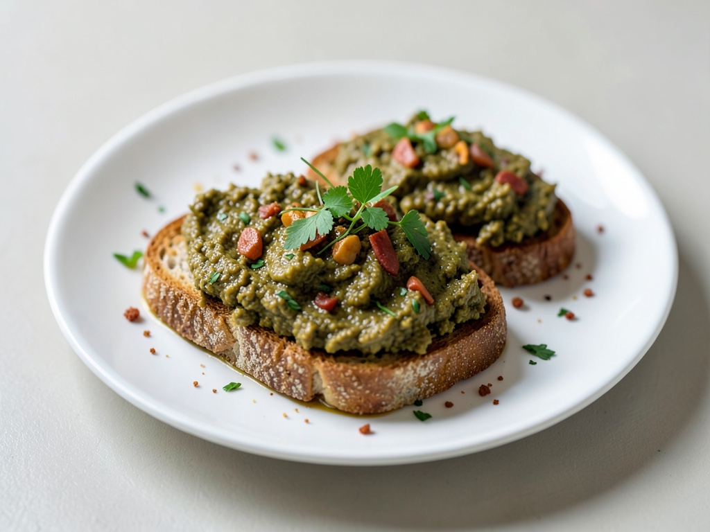 Tostadas de untar curry veganas