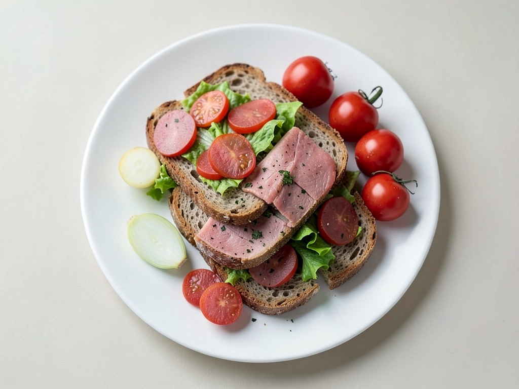Insalata di pane croccante con sgombro