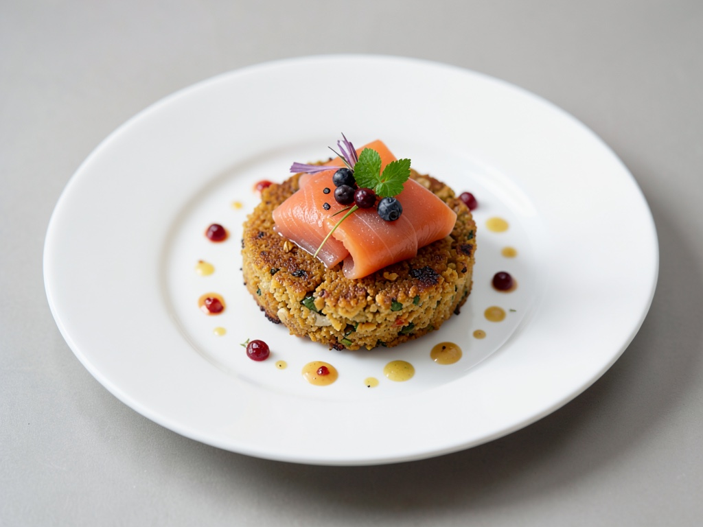 Rosti croccante per brunch con salmone affumicato e caviale