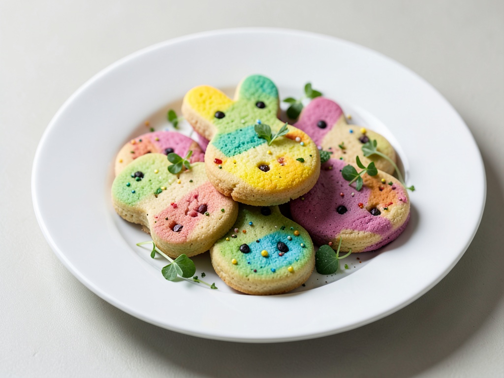 Biscotti Coniglietti di Pasqua Colorati