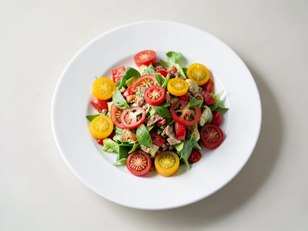 Ensalada de pimientos colorida