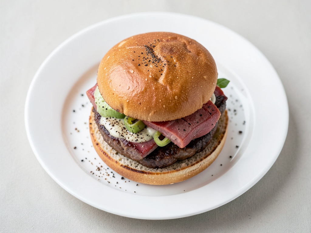 Burger in stile greco