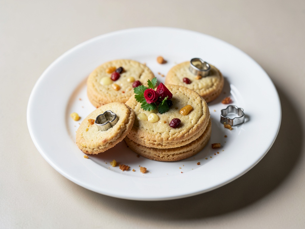 Klassische Butterkekse mit Ausstechformen