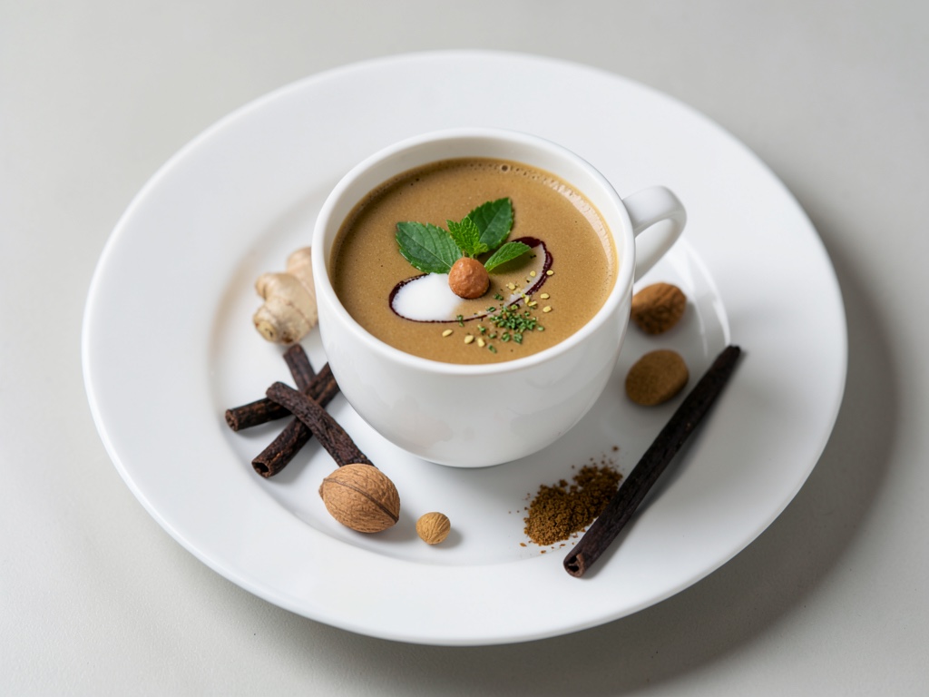 Selbstgemachter Chai Tee