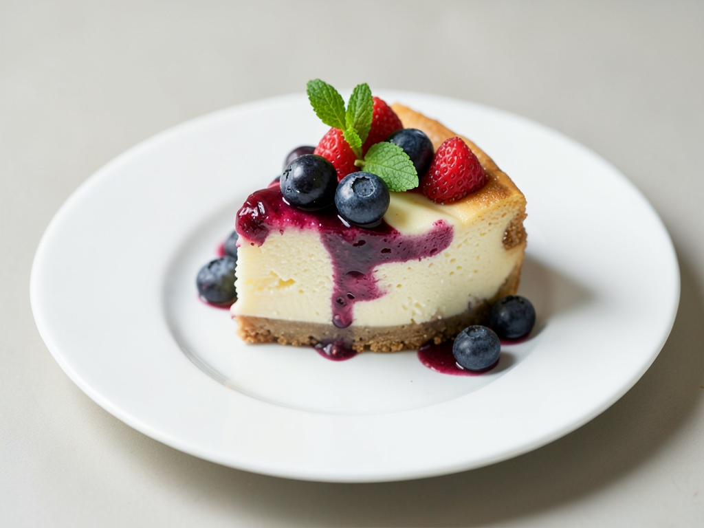 Cheesecake ai mirtilli