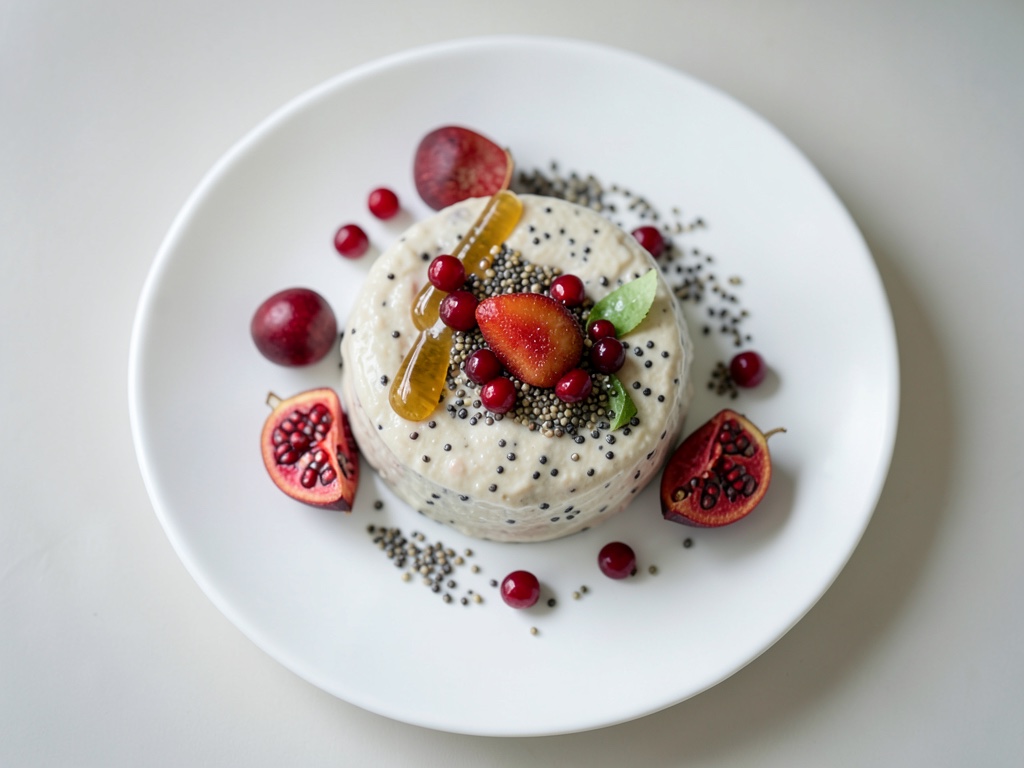 Chia-Pudding mit Granatapfel