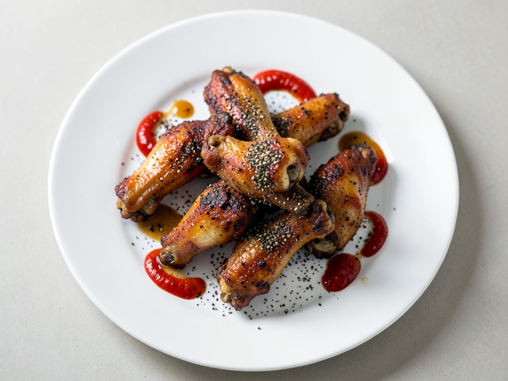 Ailes de poulet croustillants à la marinade miel-moutarde