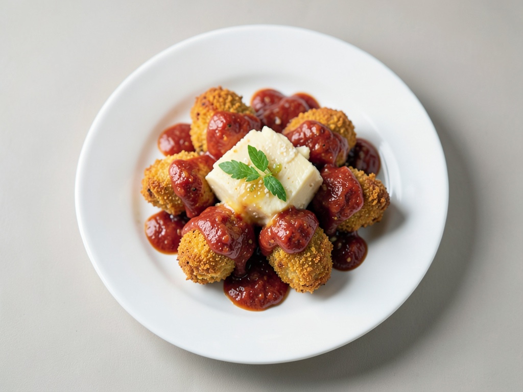 Polpette croccanti al formaggio e peperoncino