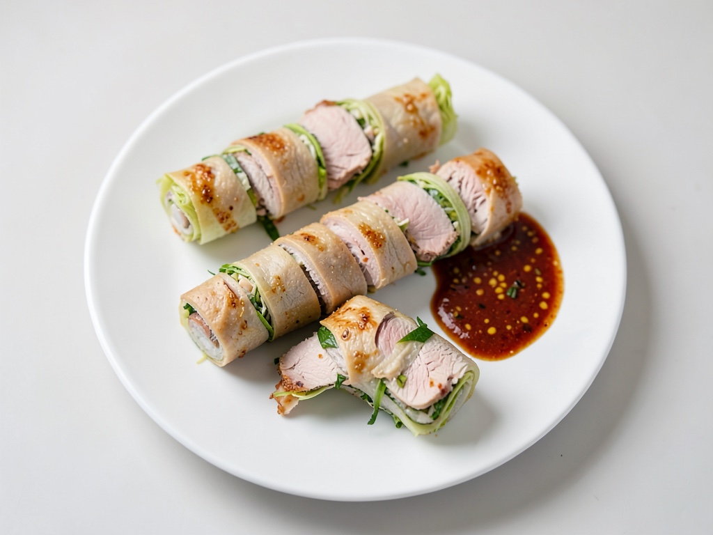 Rollini di primavera croccanti al pollo