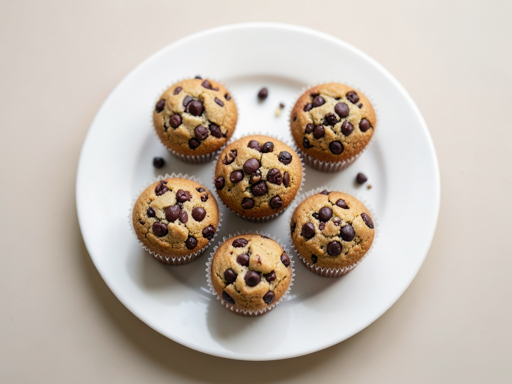 Klassische Schokoladen-Chip-Muffins