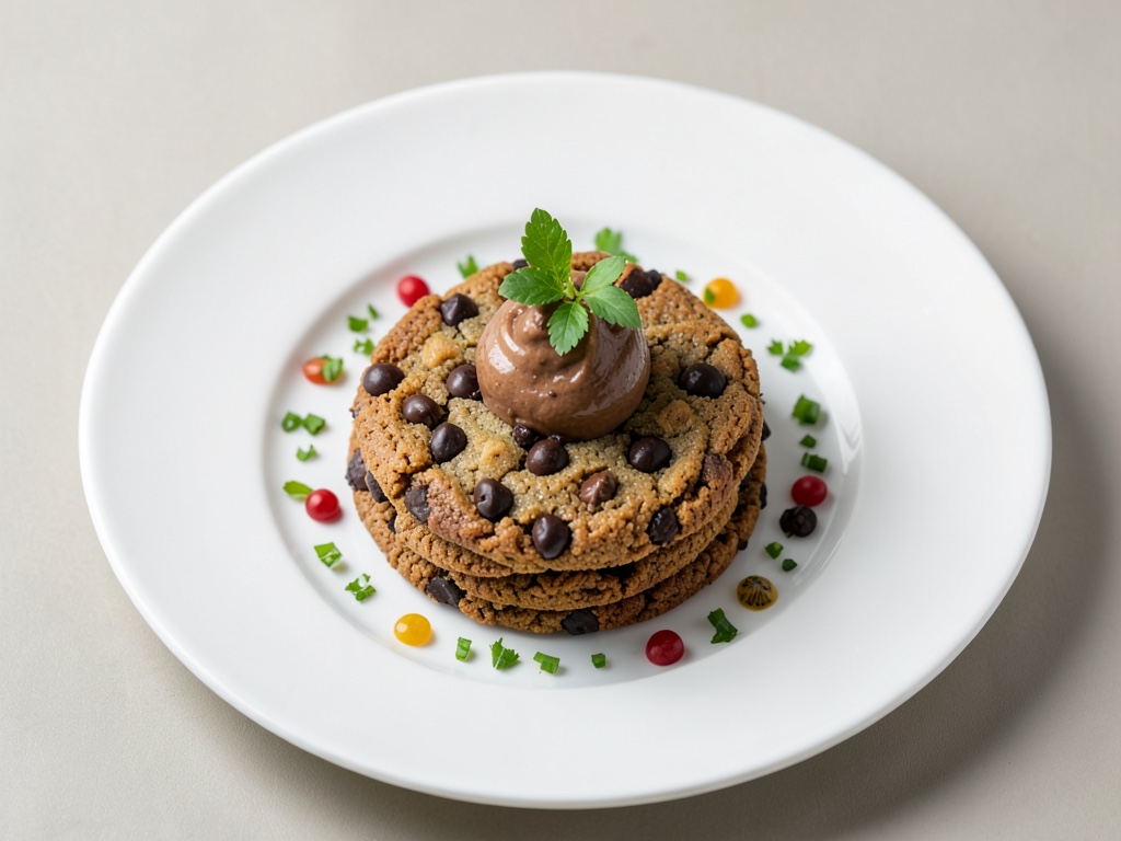 Biscotti croccanti con pezzi di cioccolato