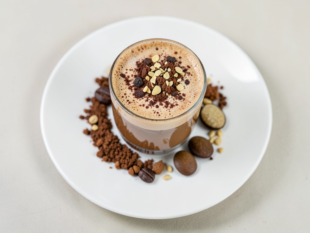 Schokoladen- und Gewürzlatte