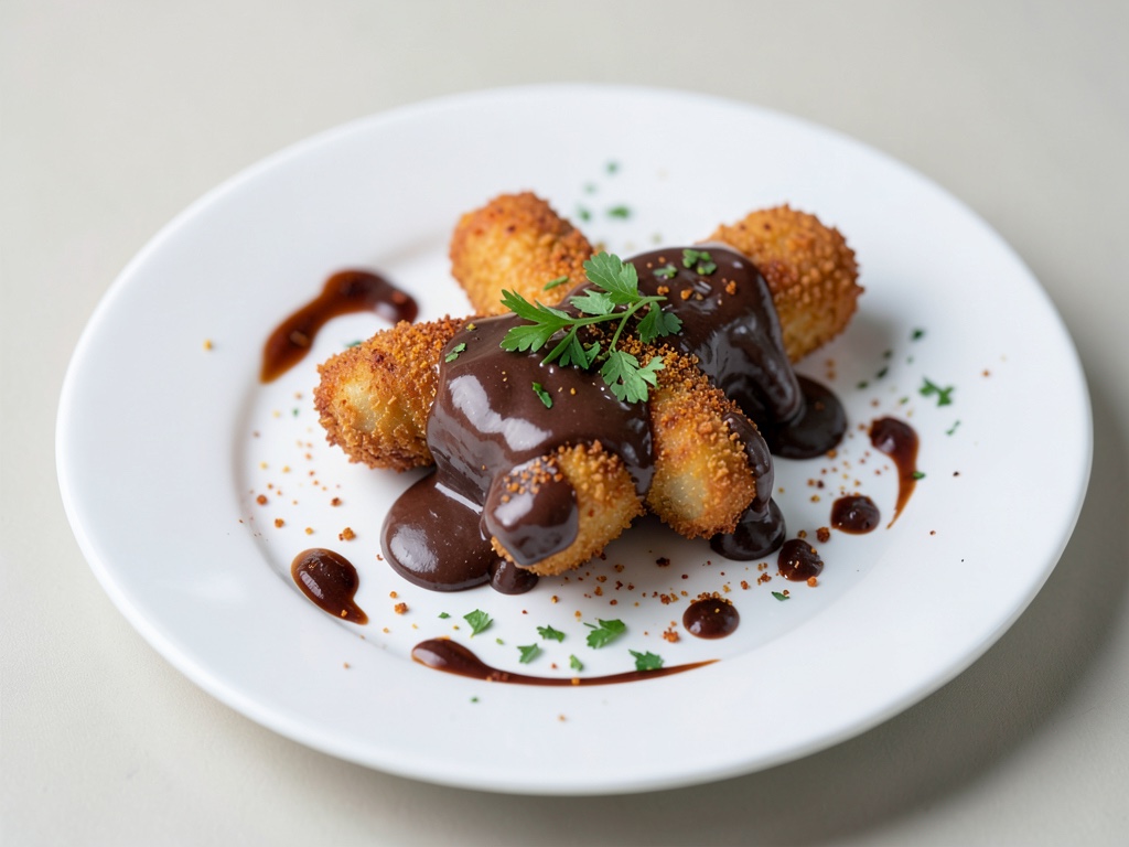 Knusprige Churros mit scharf-süßer Schokoladen-Dip