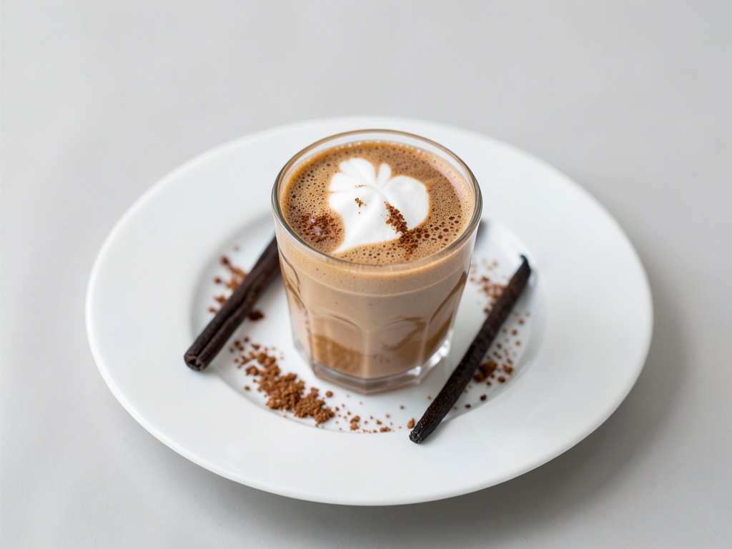Selbstgemachter Cold Brew mit Vanille-Milch