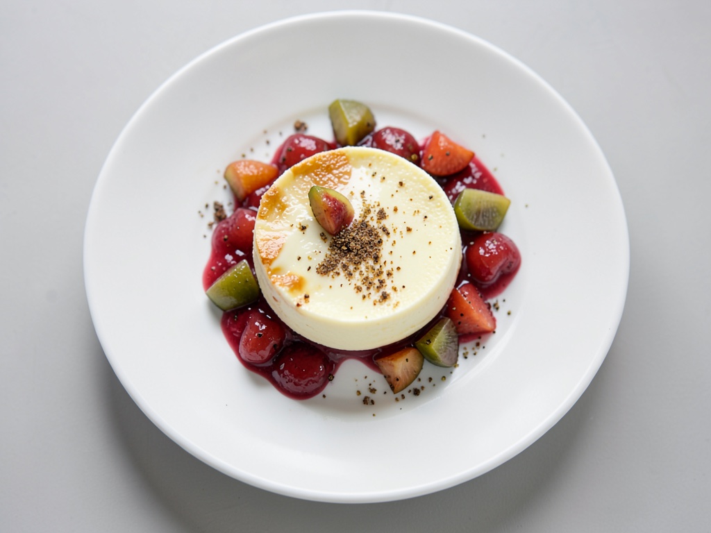 Creme Brûlée mit Feigenkompott