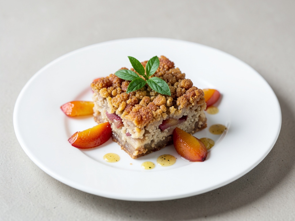 Knusprige Crumble-Riegel mit Aprikosen