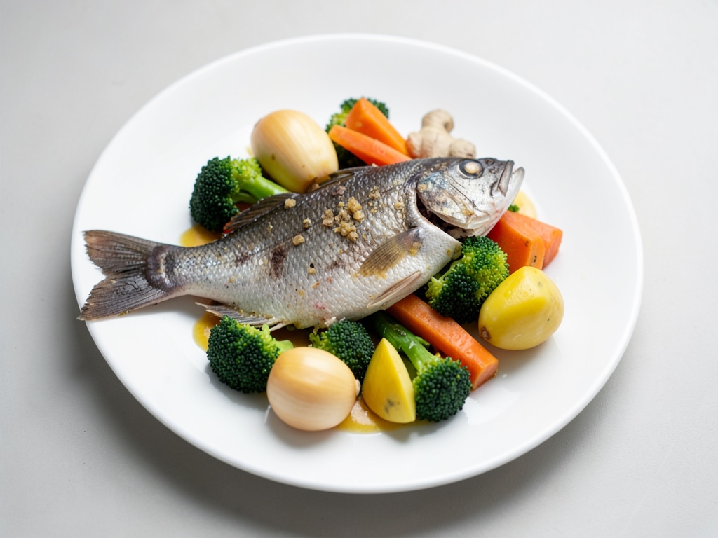Merluzzo al curry con broccoli e mango