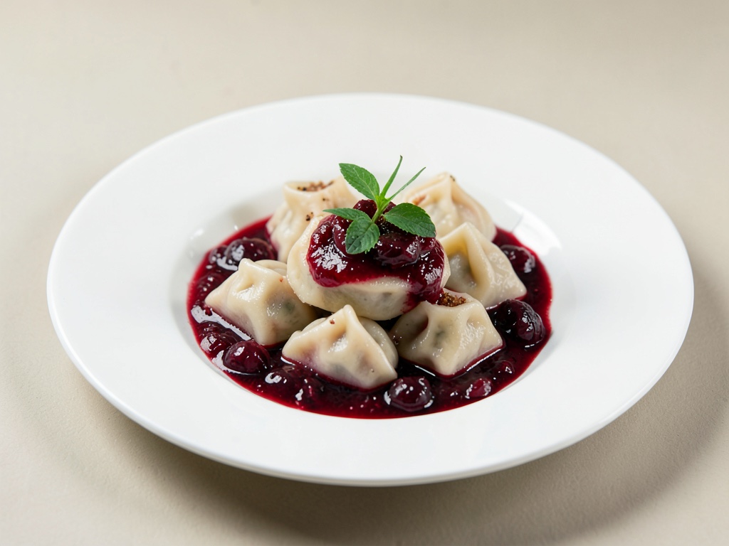 Dampfnudeln mit Pflaumenkompott