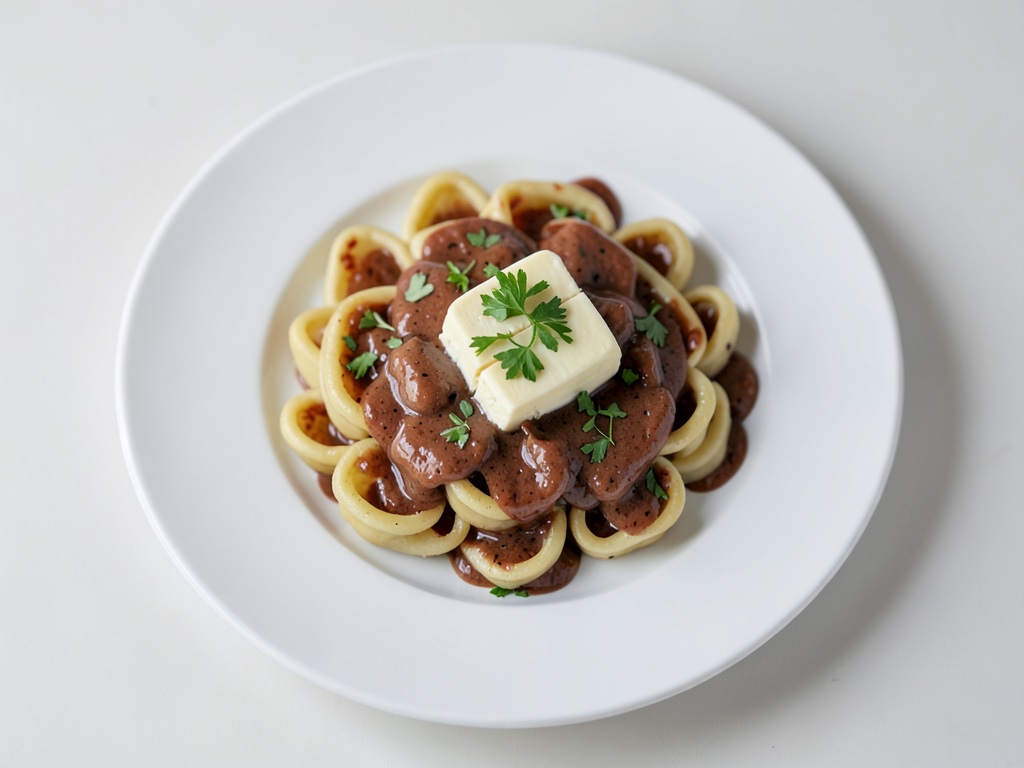 Nuvole di Dampfnudeln con salsa alla vaniglia cremosa