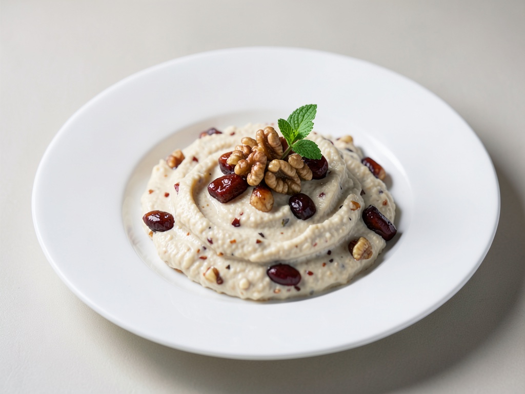Crema de dátiles y nueces