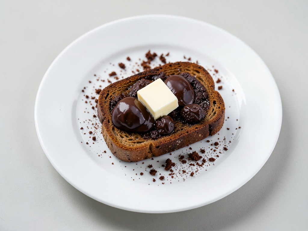 Doppelter Schokoladentoast