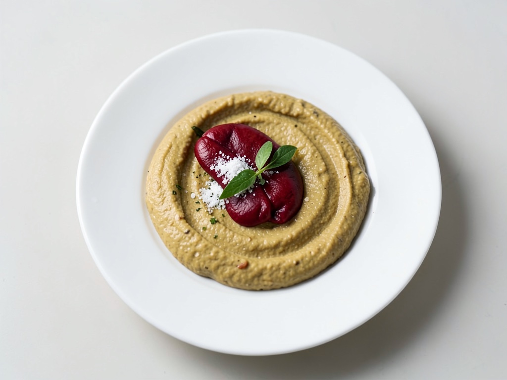 Houmous en trois couleurs