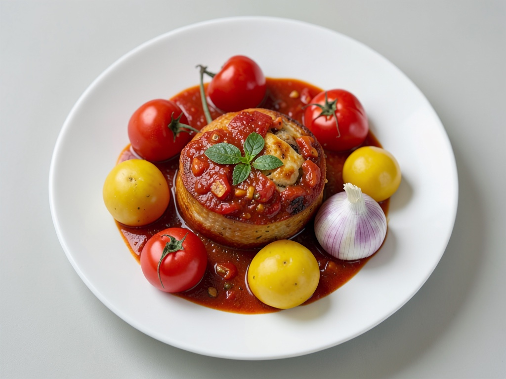 Uova al forno in salsa di pomodoro speziata