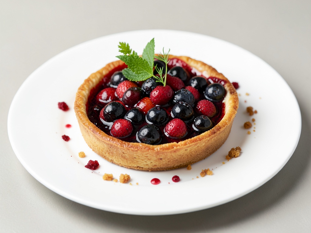 Torta leggera ai mirtilli