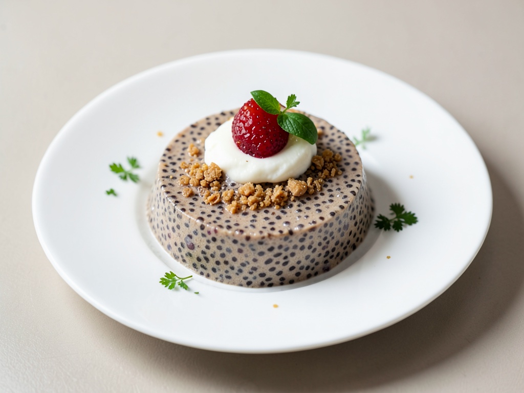 Einfacher Chiapudding mit Sojadrink