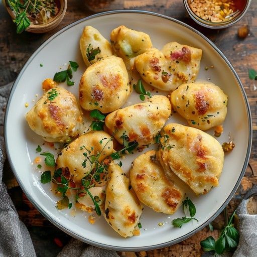 Empanadas crujientes de pollo