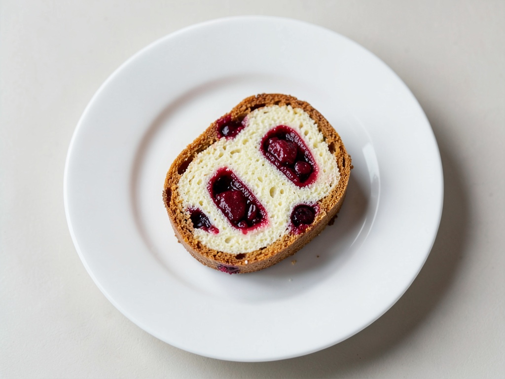 Erdbeer-Biskuit-Rolle