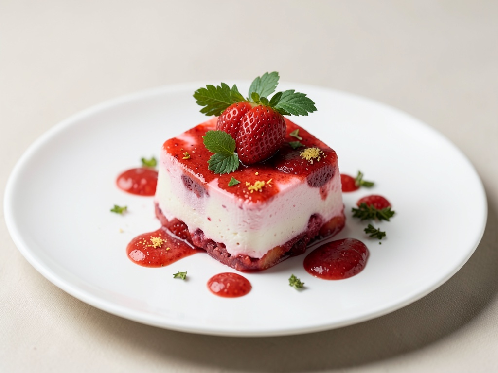 Cubetti di Yogurt Congelato alle Fragole
