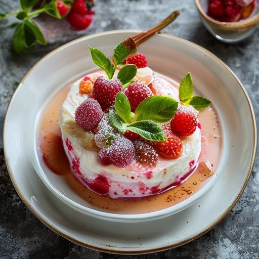Erdbeer Panna Cotta