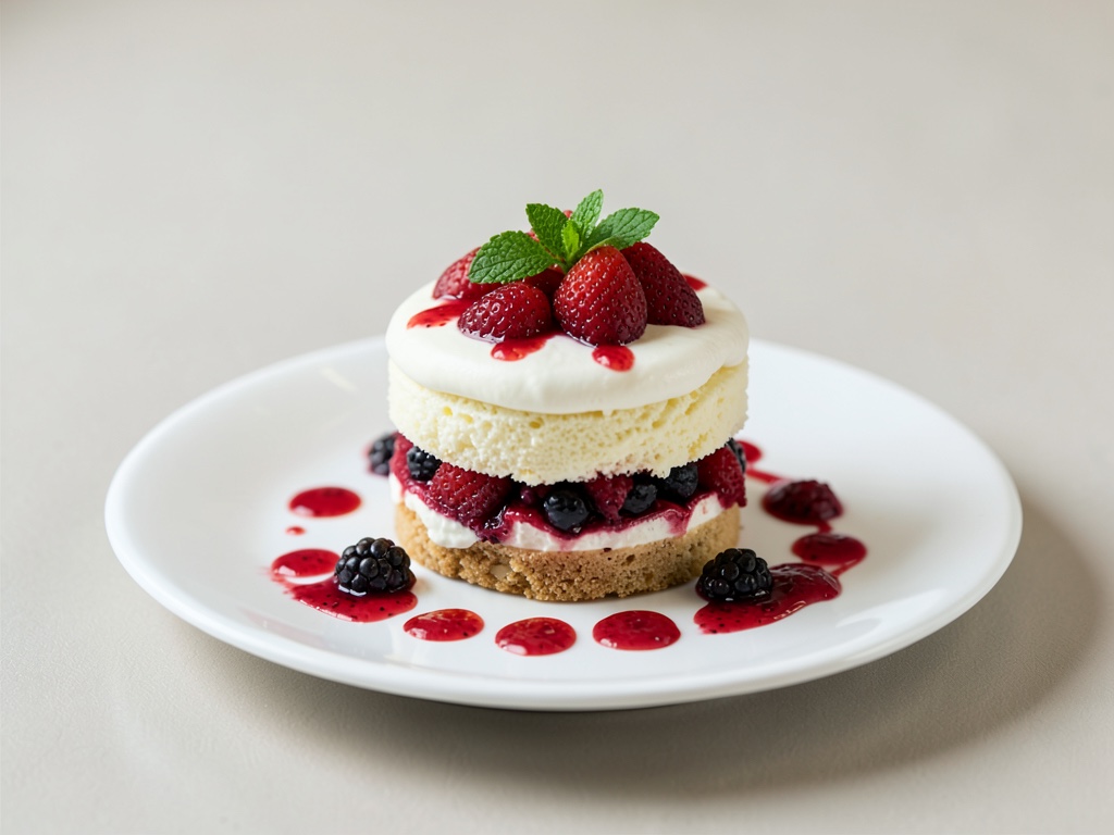 Erdbeer-Rhabarber-Tiramisu