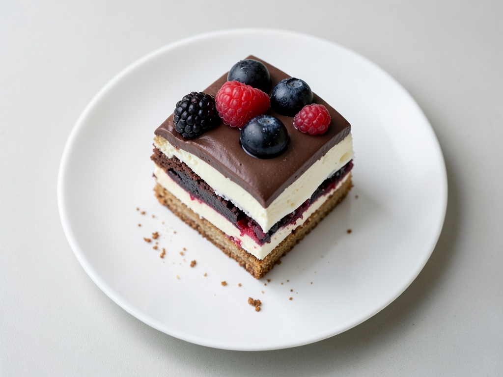 Torta alle fragole con crema al cioccolato bianco e fondente