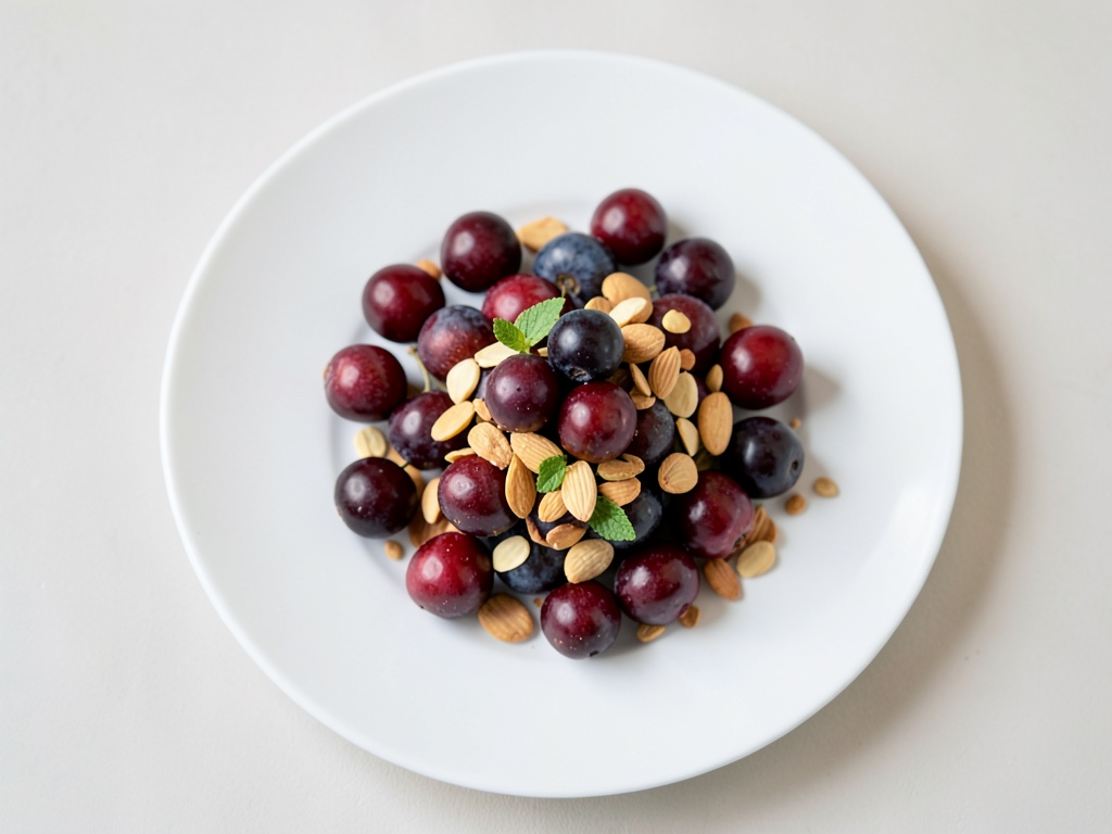 Fresas y almendras