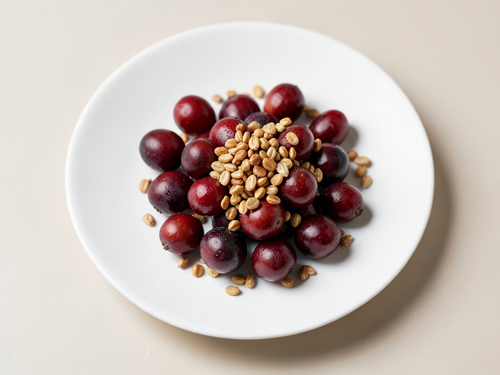 Fresas con semillas de girasol