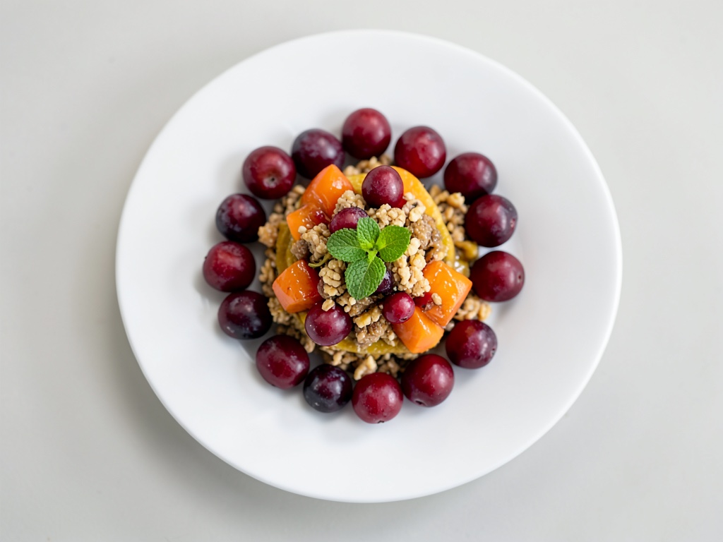 Fresas con frutos secos