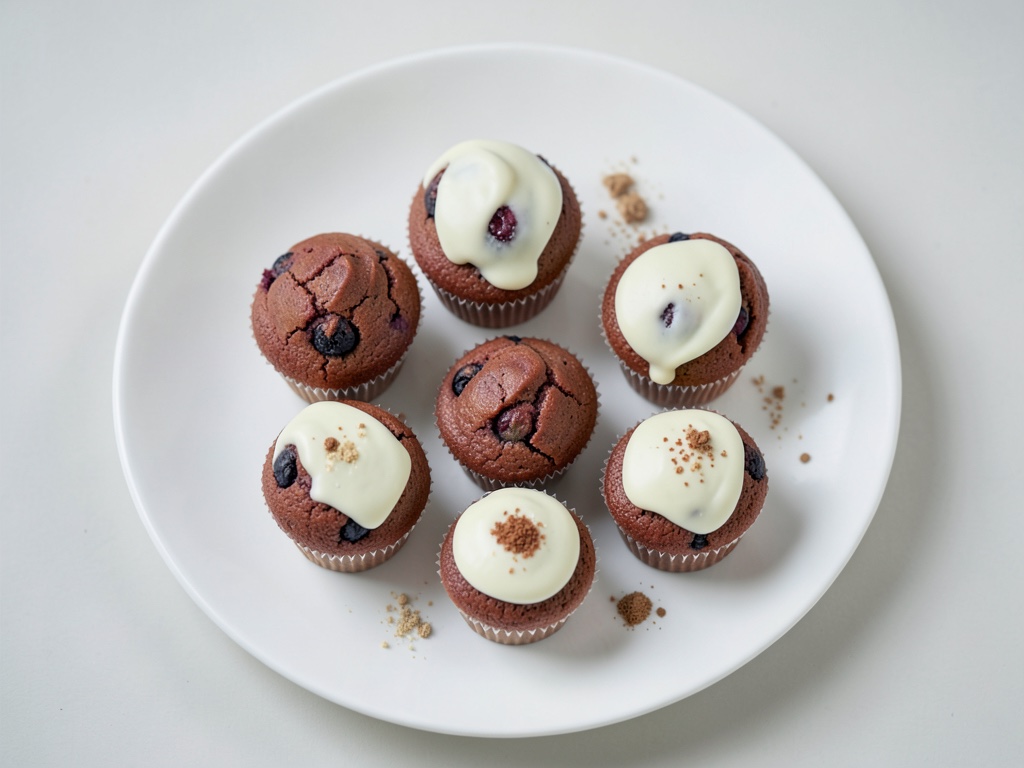Muffins aux fraises et chocolat blanc