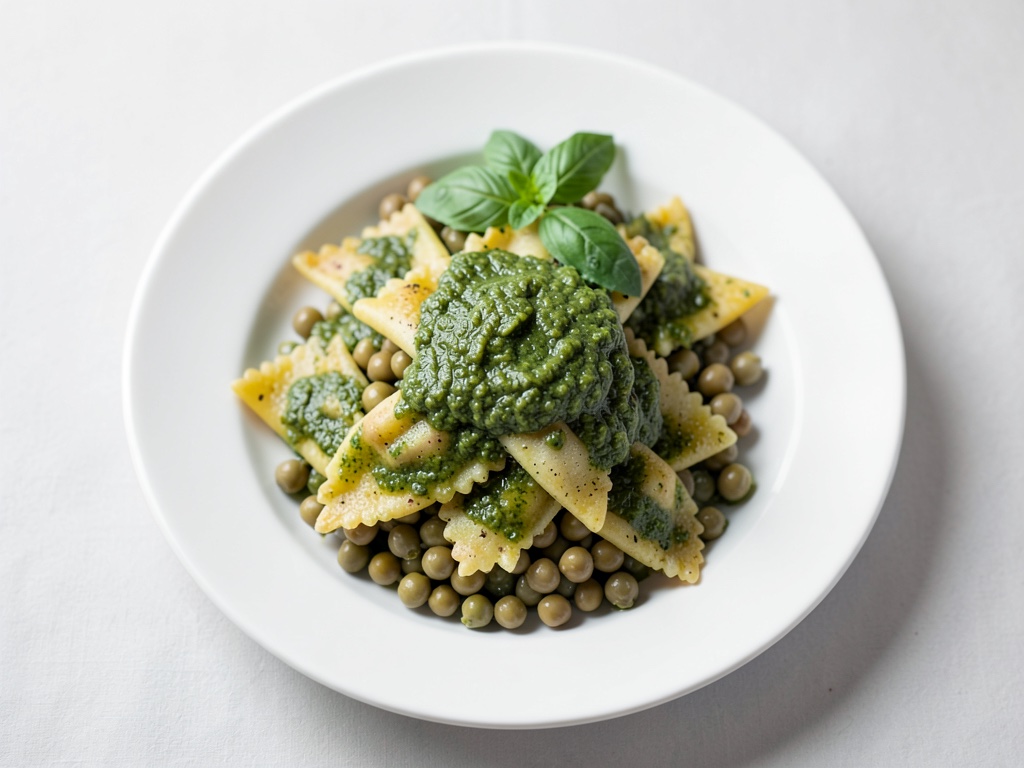 Farfalle con pesto verde