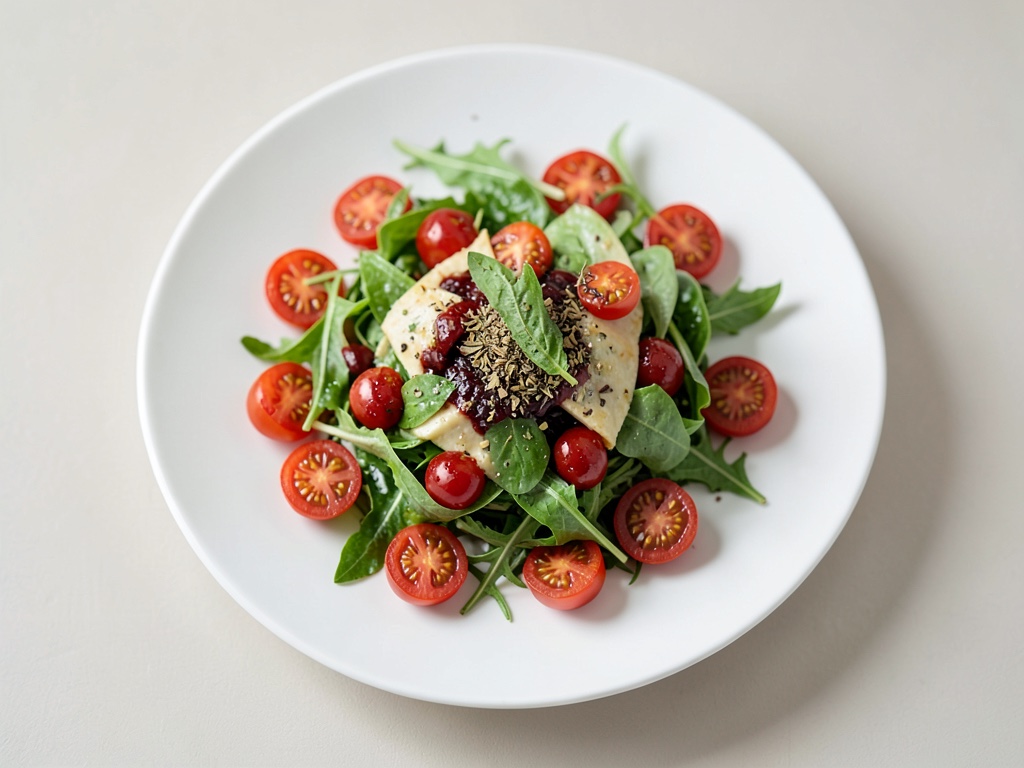 Insalata di fichi con pomodorini
