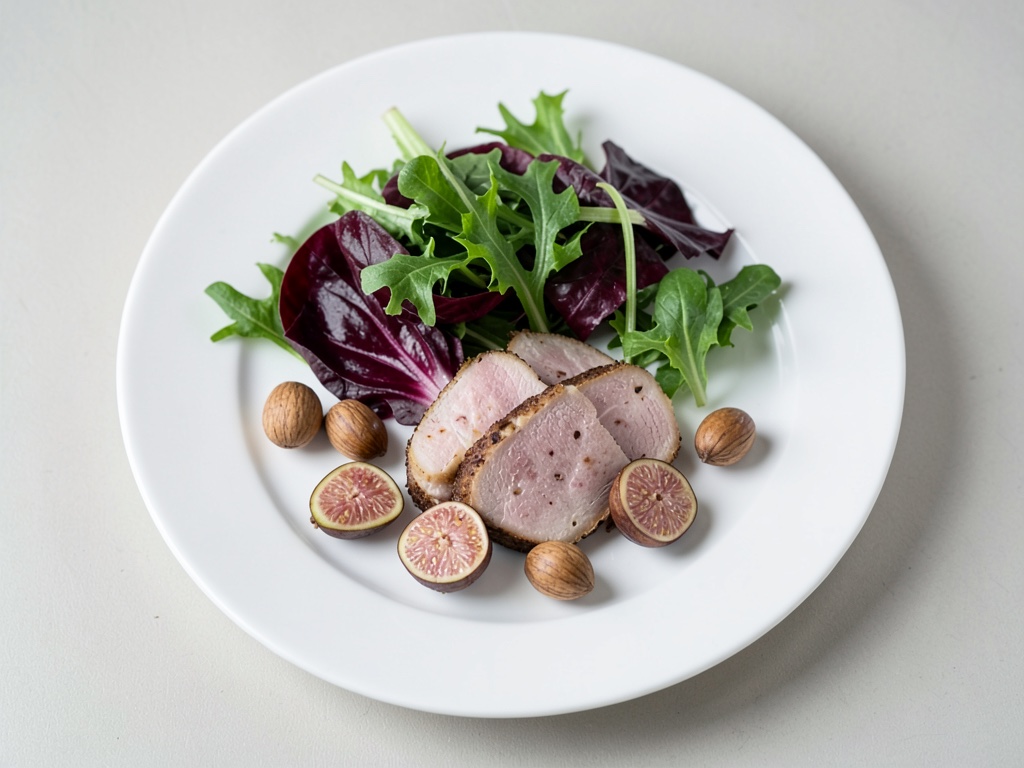 Frischer Feigen-Salat mit Parmaschinken