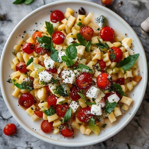 Ofen-Feta mit Fusilli und Tomaten