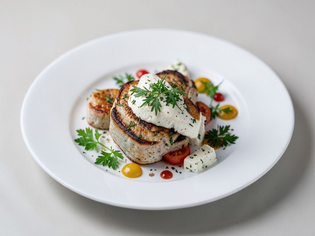 Sacchetti di Feta alla griglia mediterranea con erbe